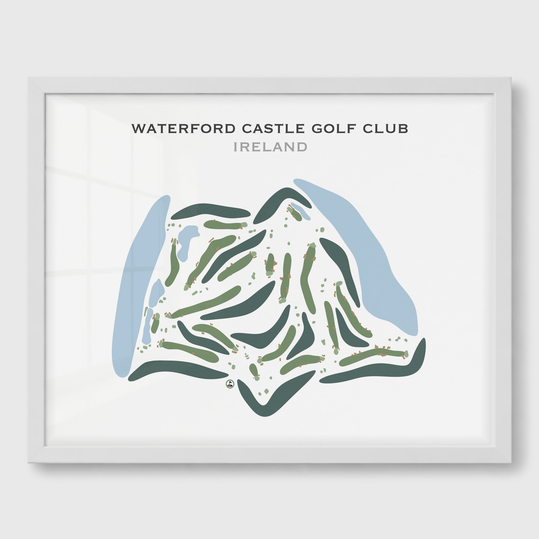 Waterford Castle Golf Club, Ireland - Printed Golf Courses