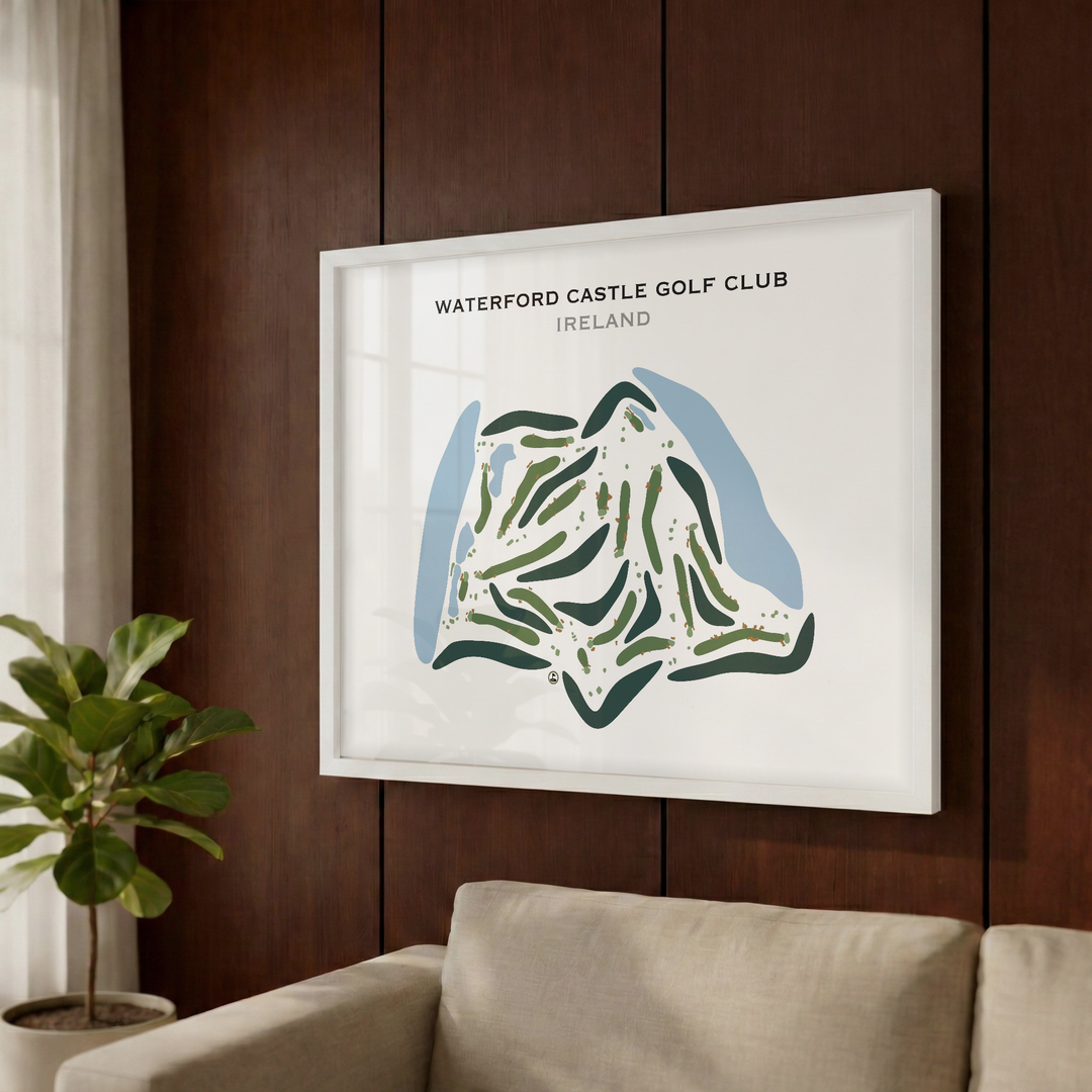 Waterford Castle Golf Club, Ireland - Printed Golf Courses