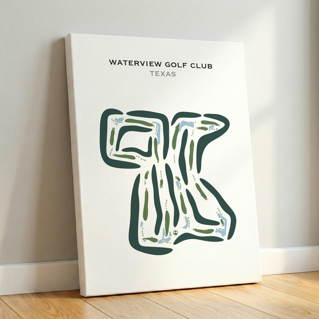 Waterview Golf Club, Texas - Printed Golf Courses