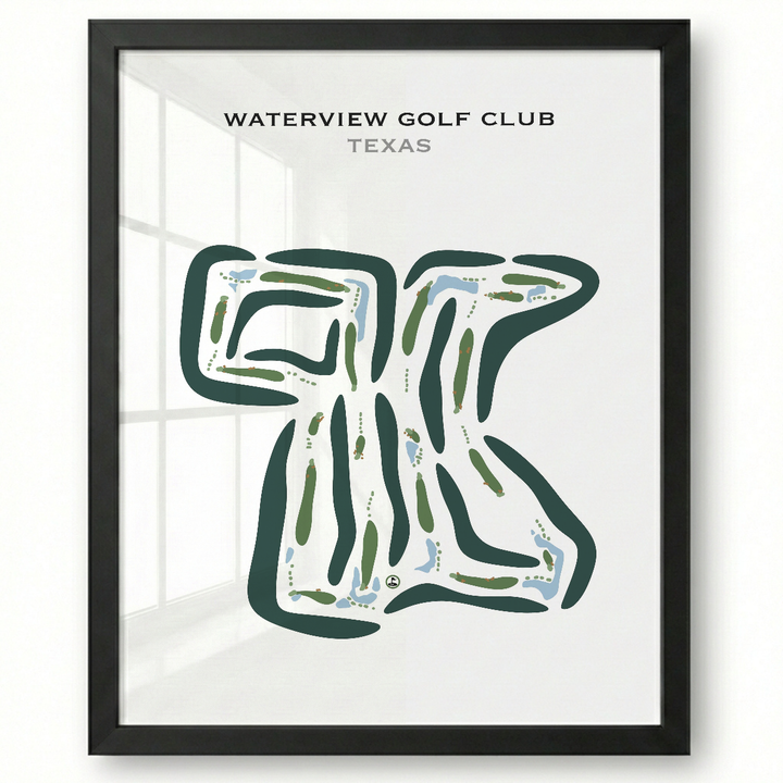 Waterview Golf Club, Texas - Printed Golf Courses