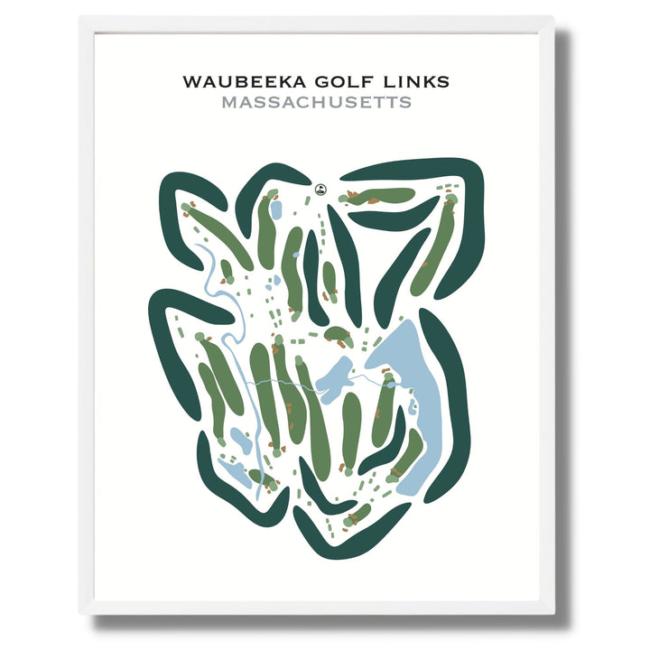 Waubeeka Golf Links, Massachusetts - Printed Golf Courses