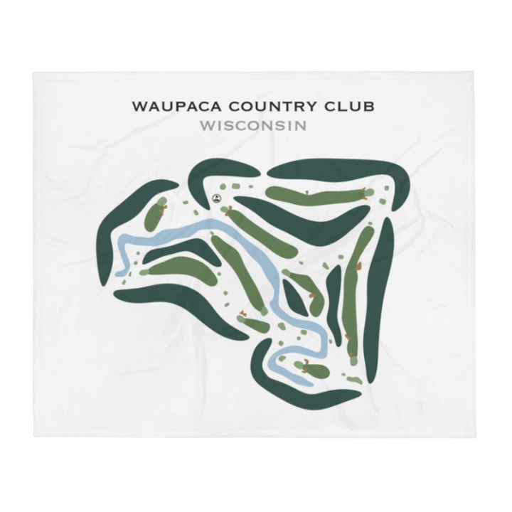 Waupaca Country Club, Wisconsin - Printed Golf Courses
