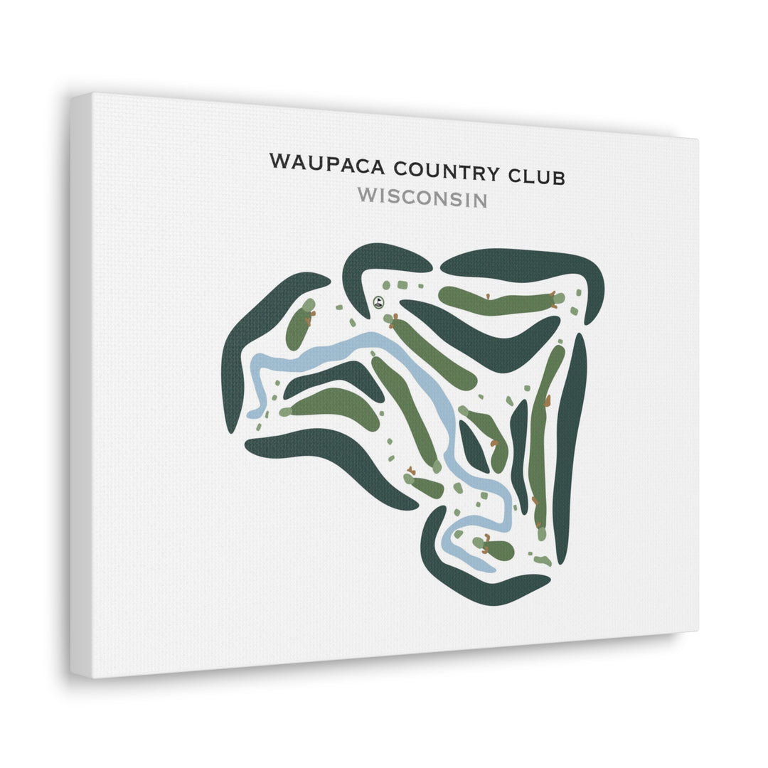 Waupaca Country Club, Wisconsin - Printed Golf Courses