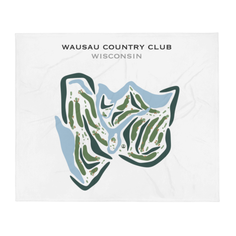 Wausau Country Club, Wisconsin - Printed Golf Courses