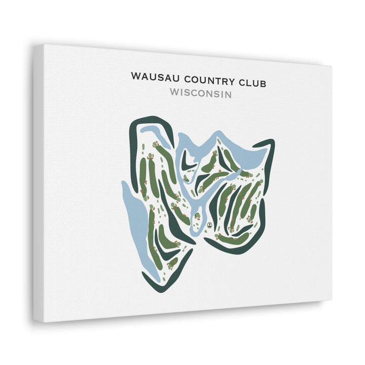 Wausau Country Club, Wisconsin - Printed Golf Courses