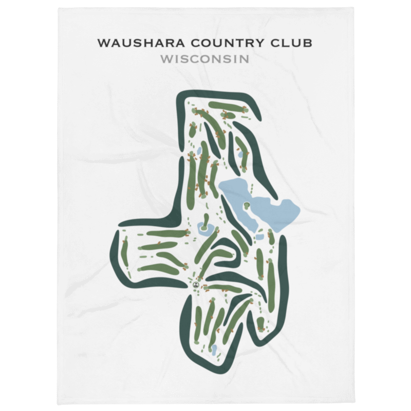 Waushara Country Club, Wisconsin - Printed Golf Courses