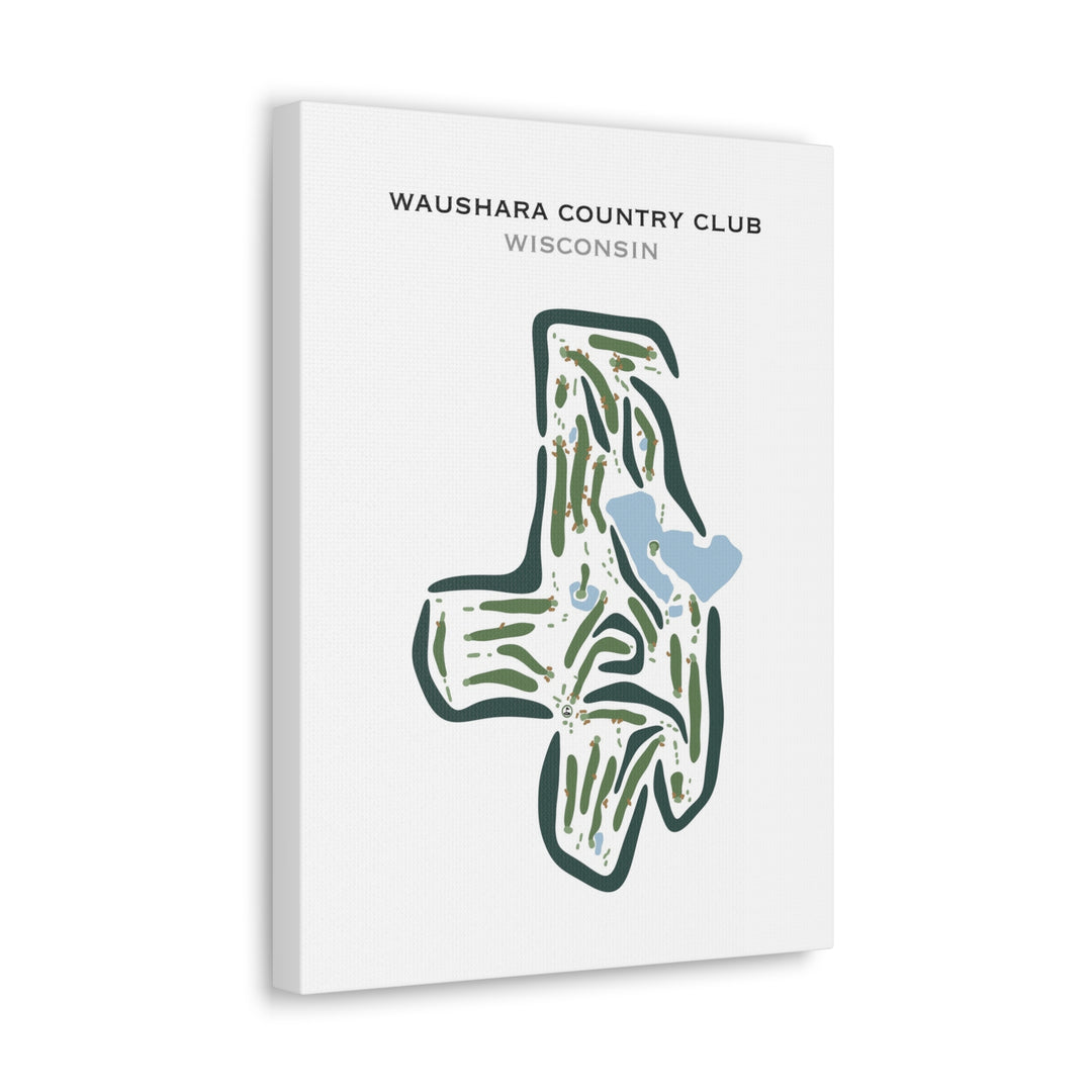 Waushara Country Club, Wisconsin - Printed Golf Courses