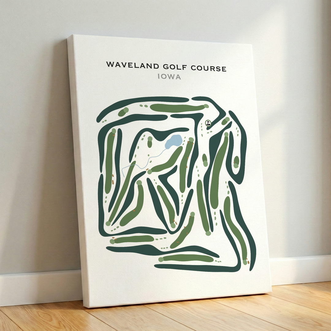 Waveland Golf Course, Iowa - Printed Golf Courses