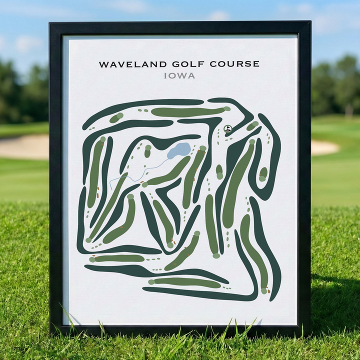 Waveland Golf Course, Iowa - Printed Golf Courses
