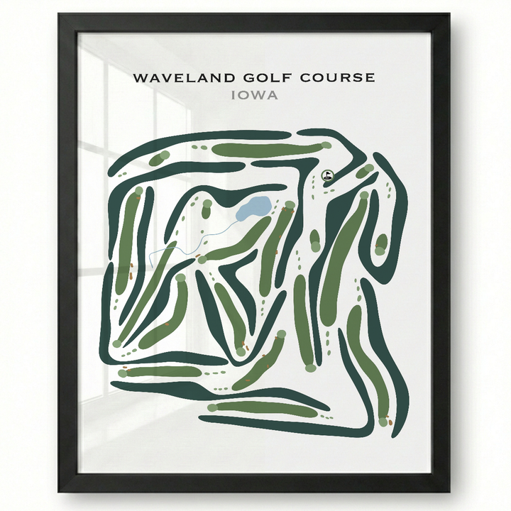 Waveland Golf Course, Iowa - Printed Golf Courses