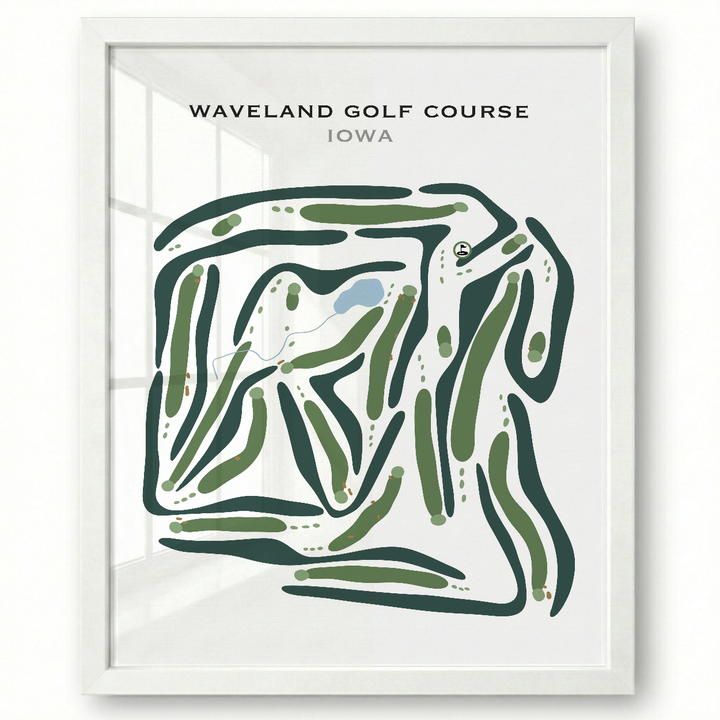 Waveland Golf Course, Iowa - Printed Golf Courses