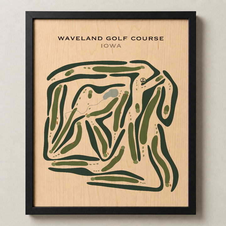Waveland Golf Course, Iowa - Printed Golf Courses