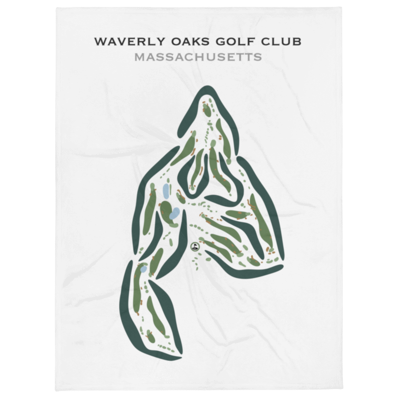 Waverly Oaks Golf Club, Massachusetts - Printed Golf Courses