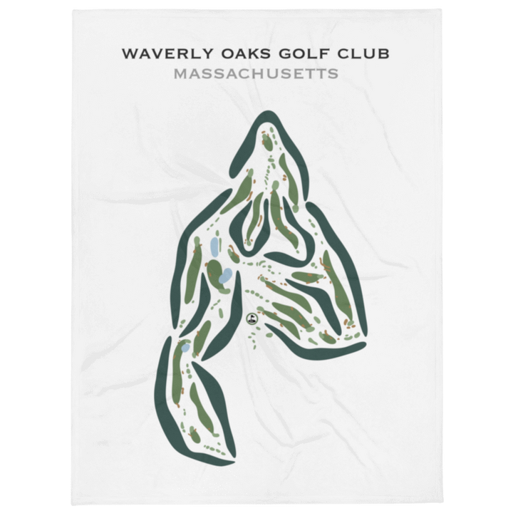 Waverly Oaks Golf Club, Massachusetts - Printed Golf Courses