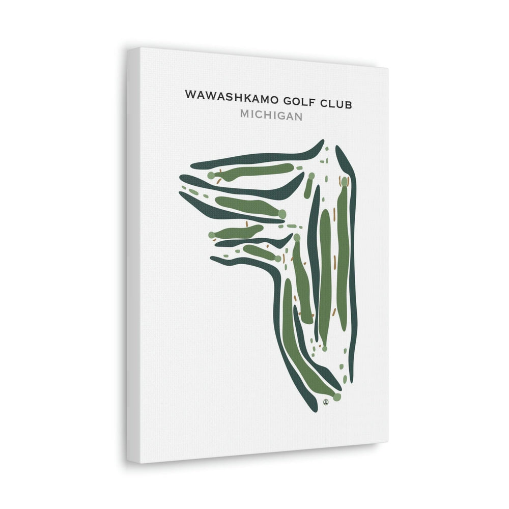 Wawashkamo Golf Club, Michigan - Printed Golf Courses - Golf Course Prints