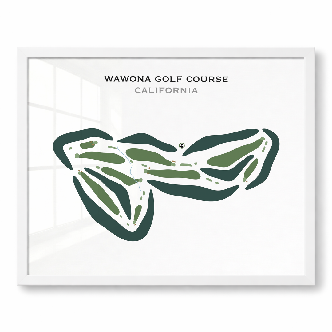 Wawona Golf Course, California - Printed Golf Courses