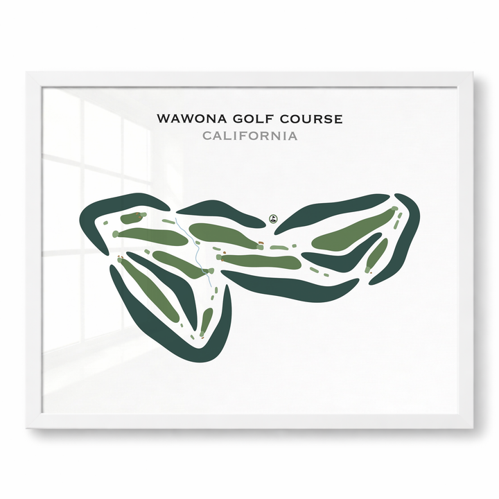 Wawona Golf Course, California - Printed Golf Courses