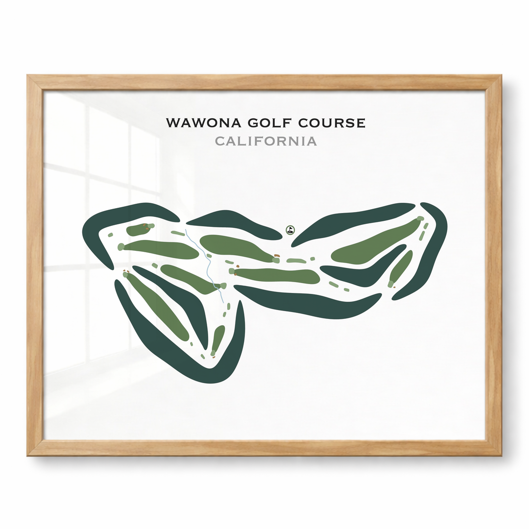 Wawona Golf Course, California - Printed Golf Courses