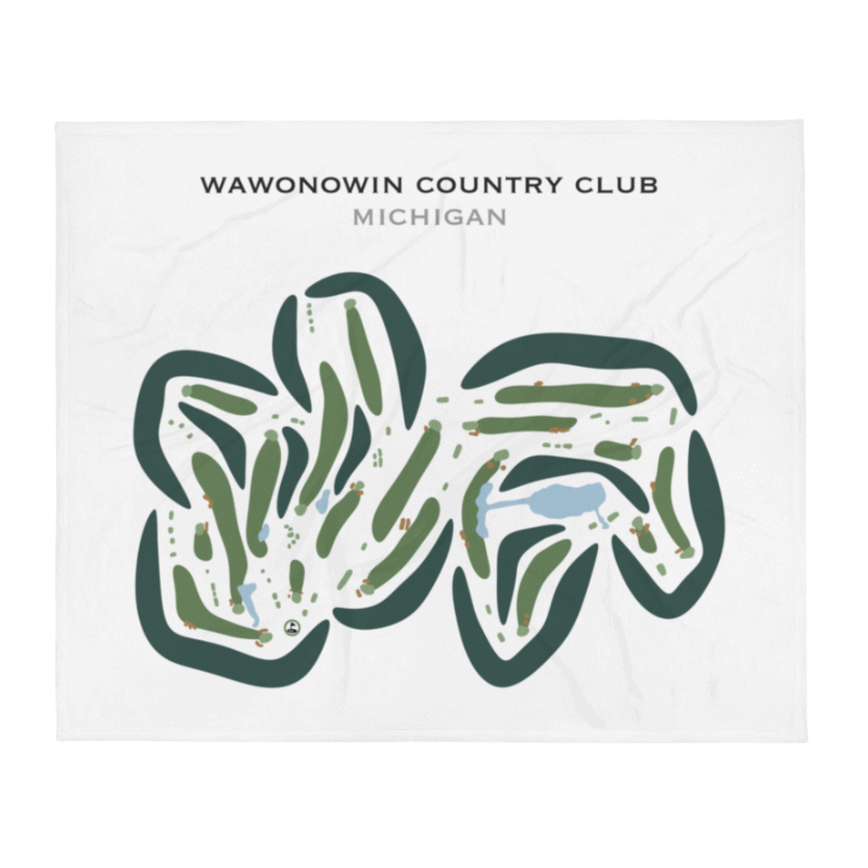 Wawonowin Country Club, Michigan - Printed Golf Courses