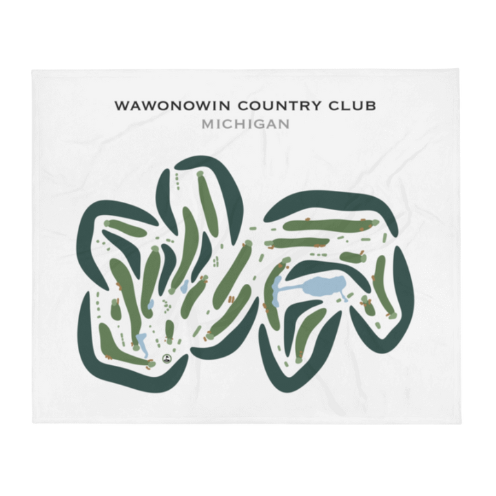 Wawonowin Country Club, Michigan - Printed Golf Courses
