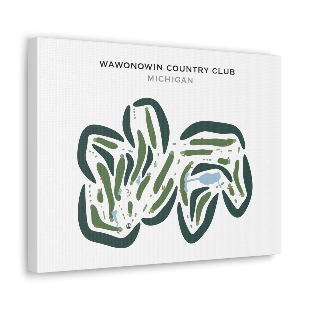 Wawonowin Country Club, Michigan - Printed Golf Courses