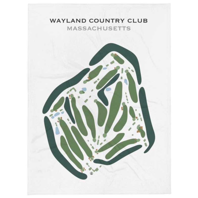 Wayland Country Club, Massachusetts - Printed Golf Courses