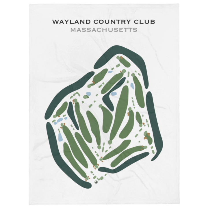 Wayland Country Club, Massachusetts - Printed Golf Courses