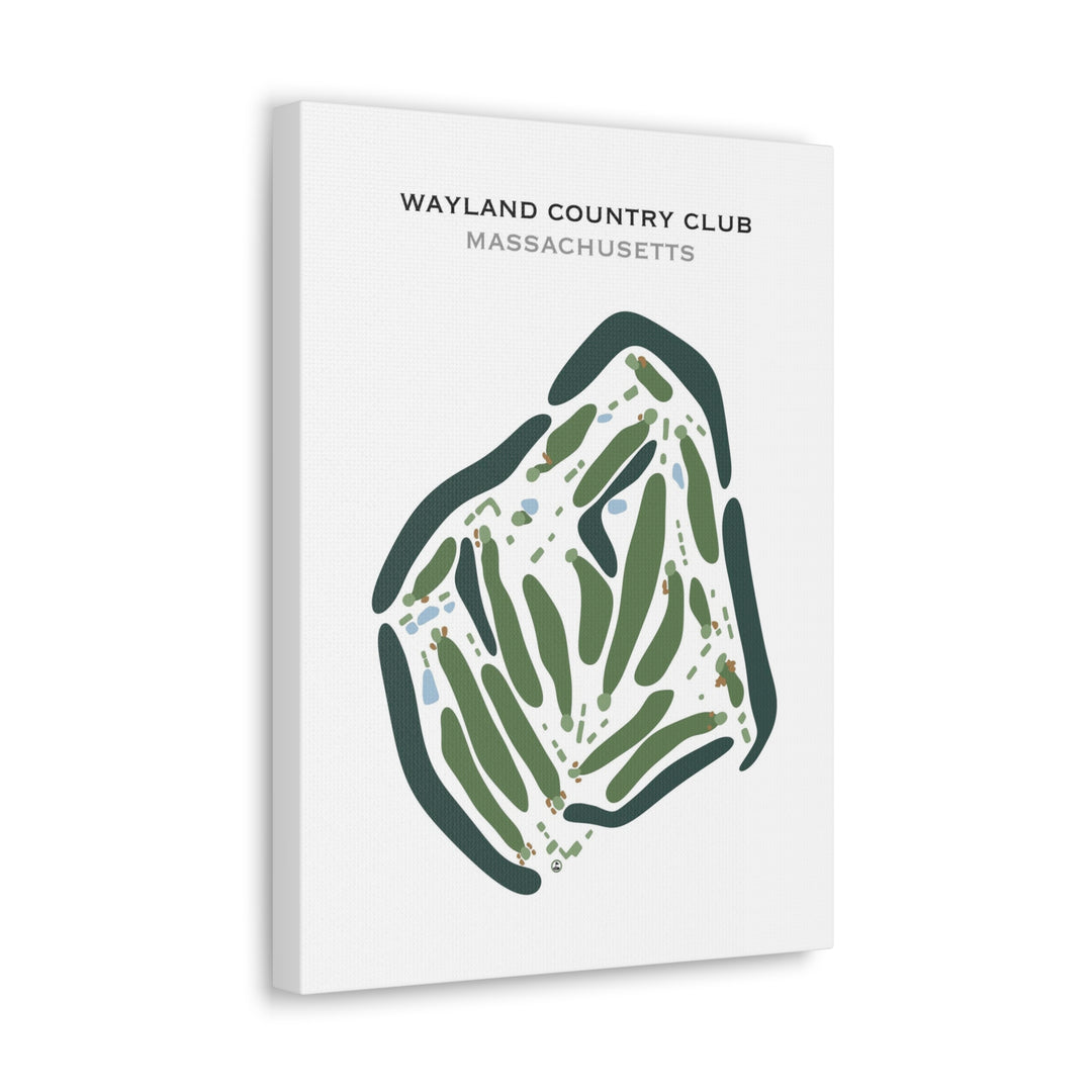 Wayland Country Club, Massachusetts - Printed Golf Courses