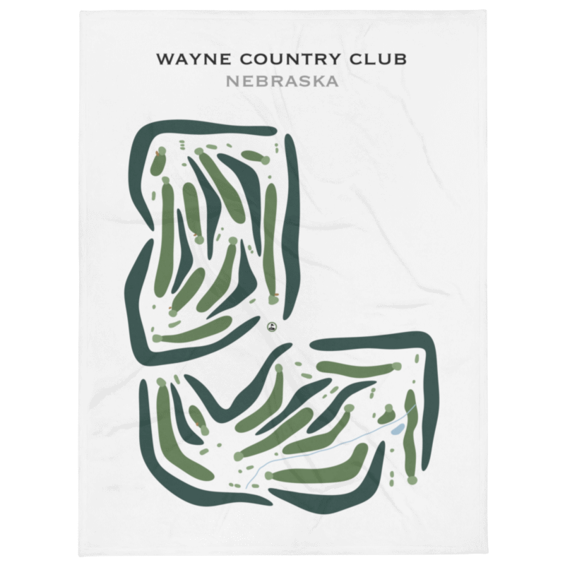 Wayne Country Club, Nebraska - Printed Golf Courses