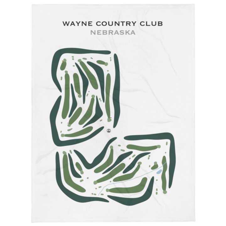 Wayne Country Club, Nebraska - Printed Golf Courses