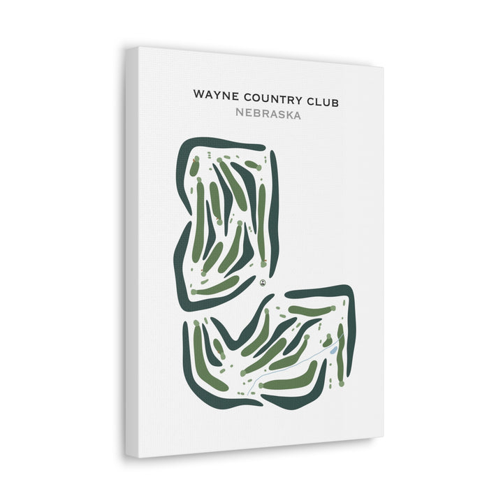 Wayne Country Club, Nebraska - Printed Golf Courses