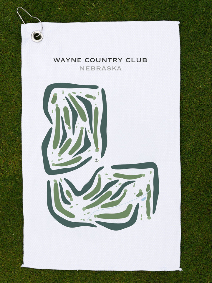 Wayne Country Club, Nebraska - Printed Golf Courses