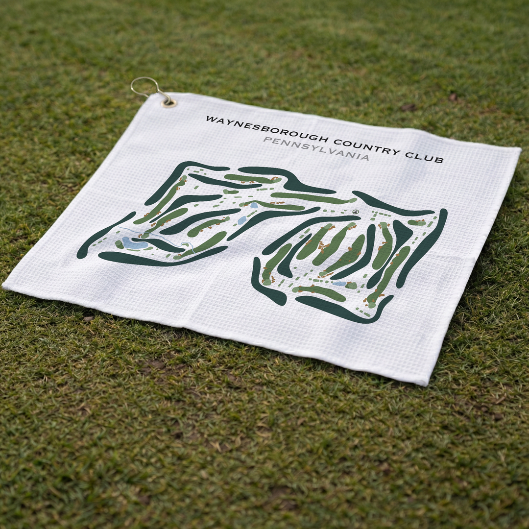 Waynesborough Country Club, Pennsylvania - Printed Golf Course