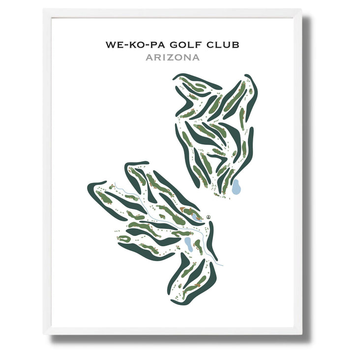 WE-KO-PA Golf Club, Arizona - Printed Golf Courses - Golf Course Prints