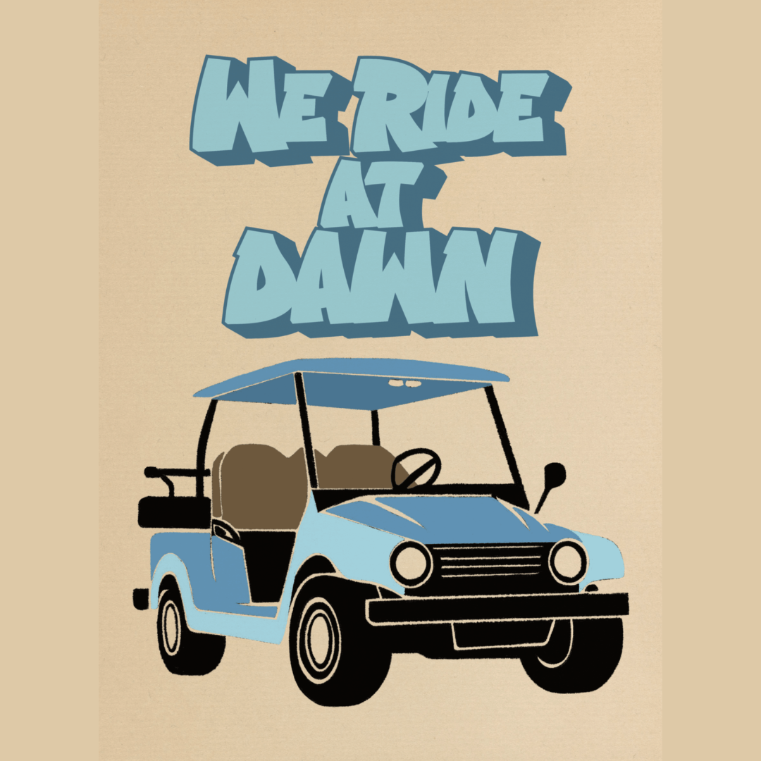 We Ride at Dawn - Blue