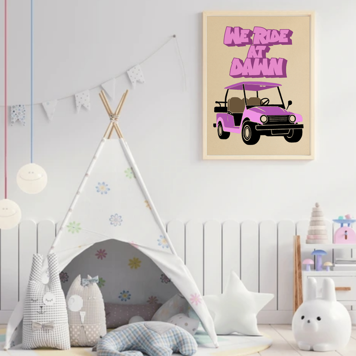 We Ride at Dawn - Pink