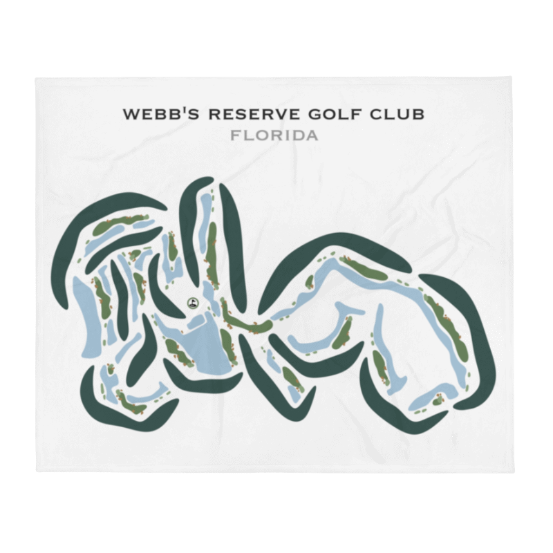 Webb's Reserve, Florida - Printed Golf Courses
