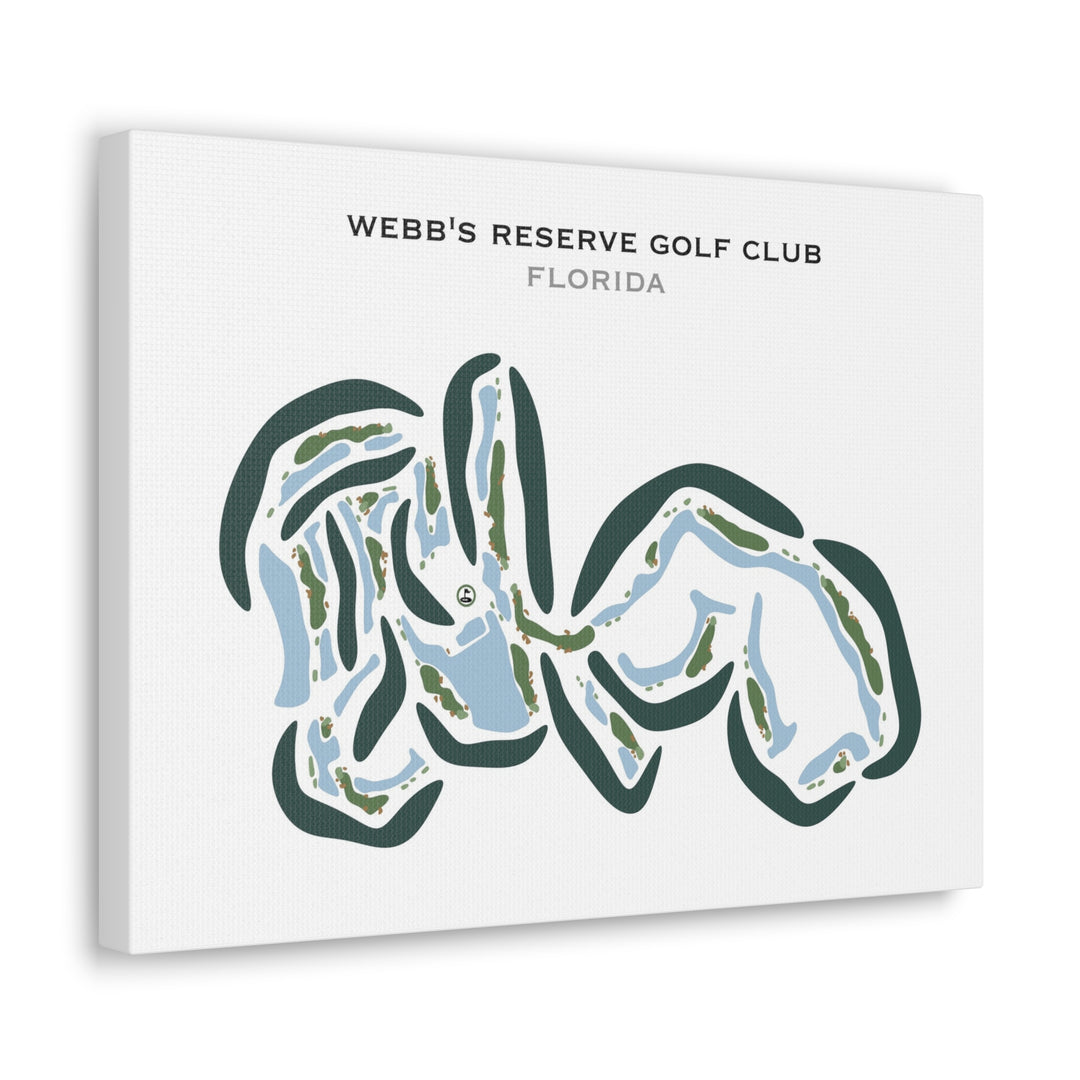 Webb's Reserve, Florida - Printed Golf Courses
