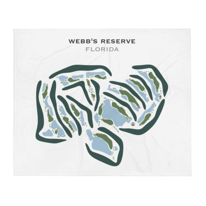 Webb's Reserve, Florida - Printed Golf Courses