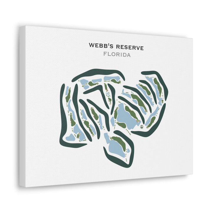 Webb's Reserve, Florida - Printed Golf Courses