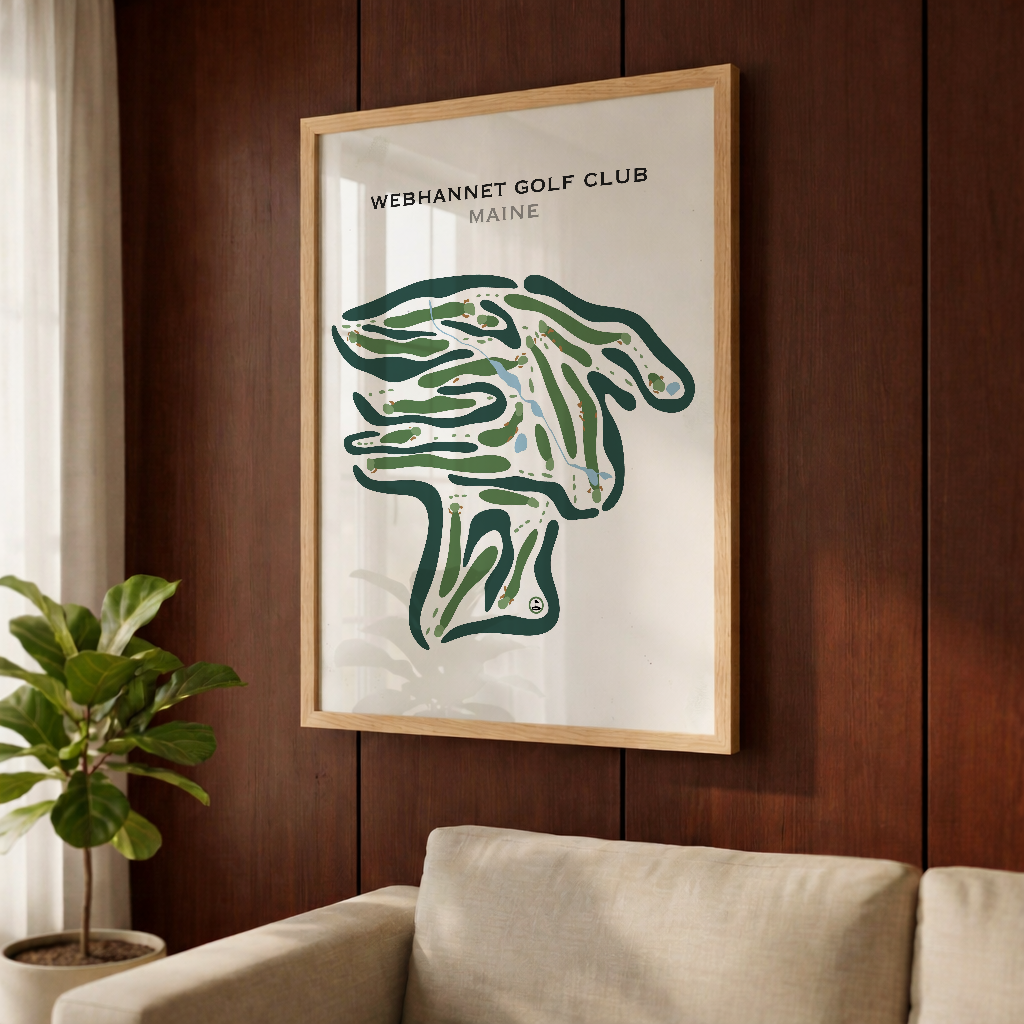 Webhannet Golf Club, Maine - Printed Golf Courses