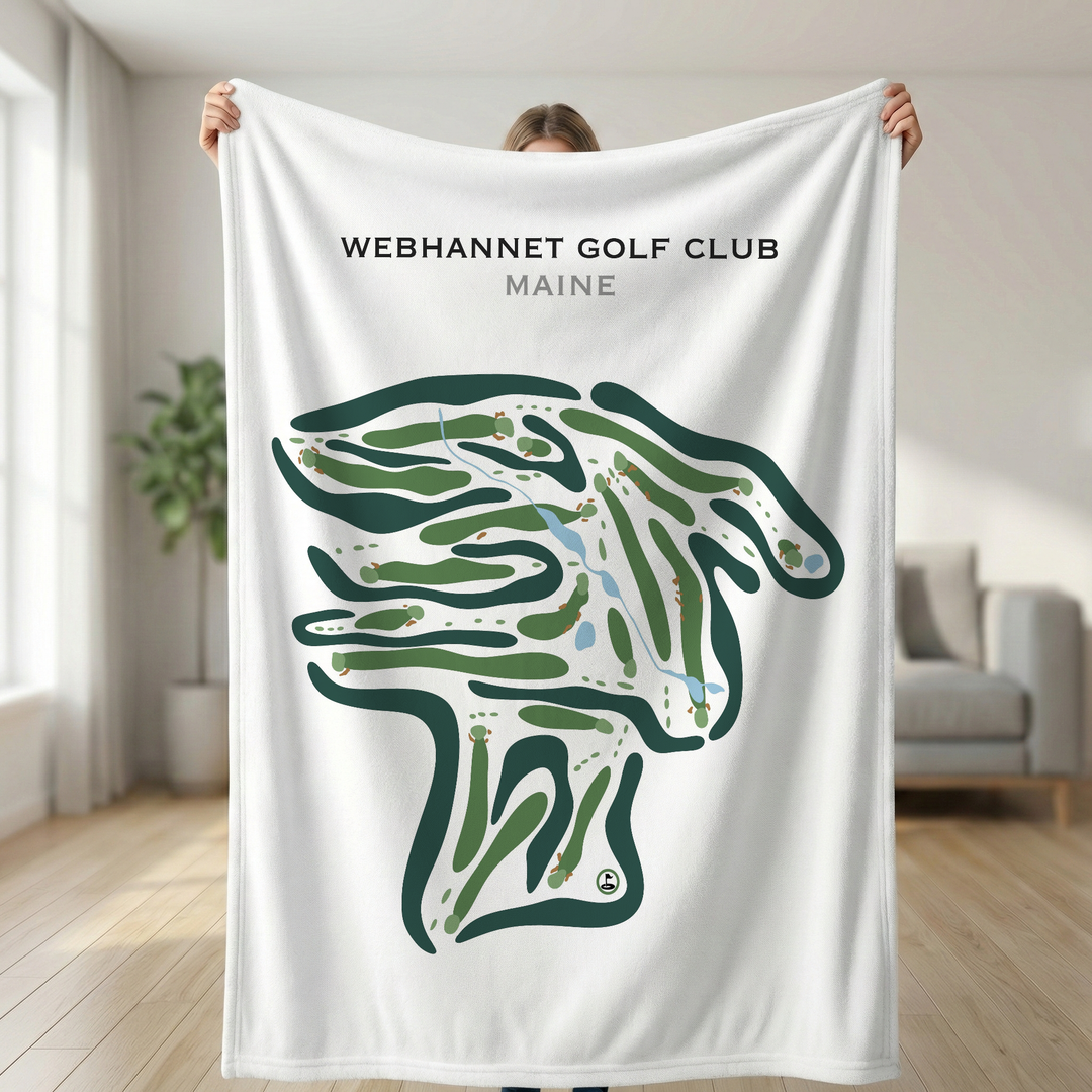 Webhannet Golf Club, Maine - Printed Golf Courses