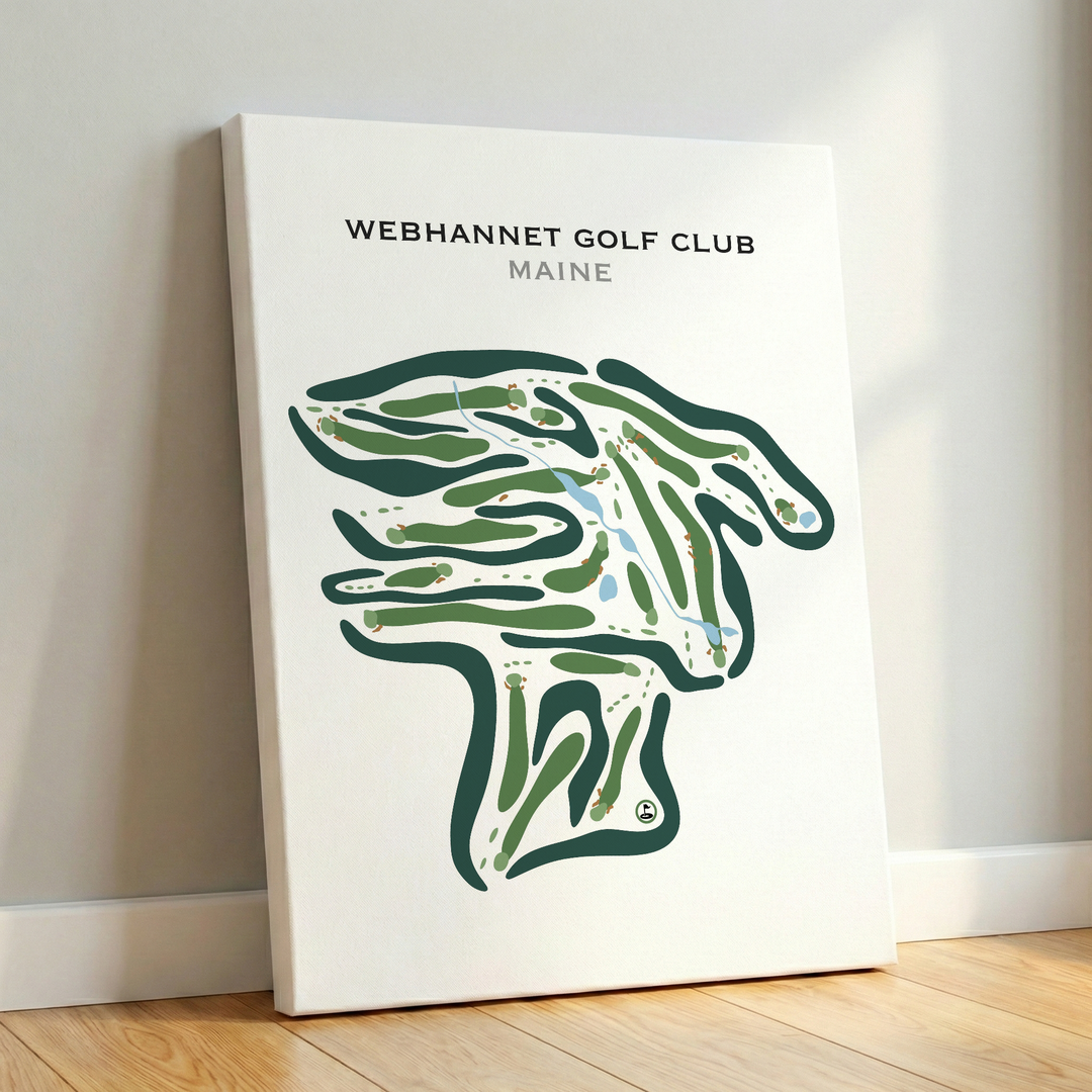 Webhannet Golf Club, Maine - Printed Golf Courses