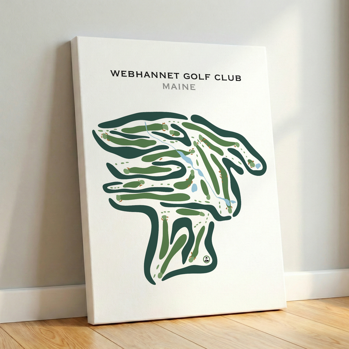 Webhannet Golf Club, Maine - Printed Golf Courses