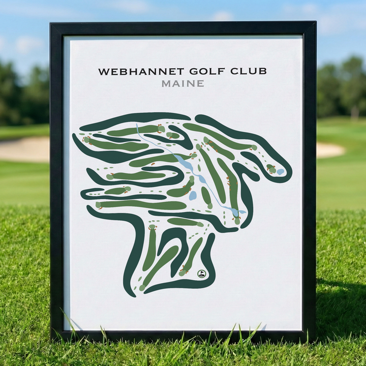 Webhannet Golf Club, Maine - Printed Golf Courses