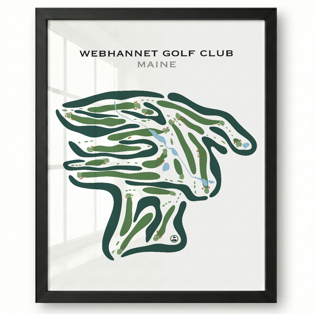 Webhannet Golf Club, Maine - Printed Golf Courses