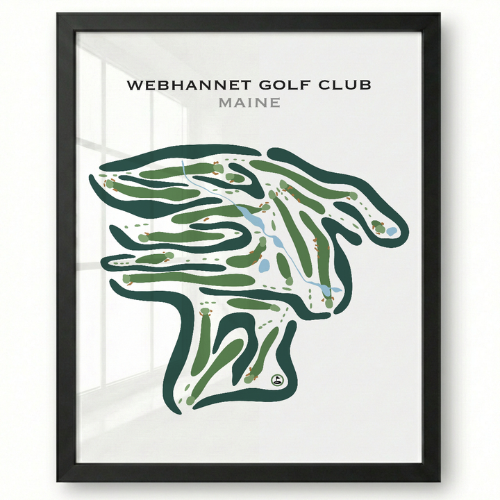 Webhannet Golf Club, Maine - Printed Golf Courses