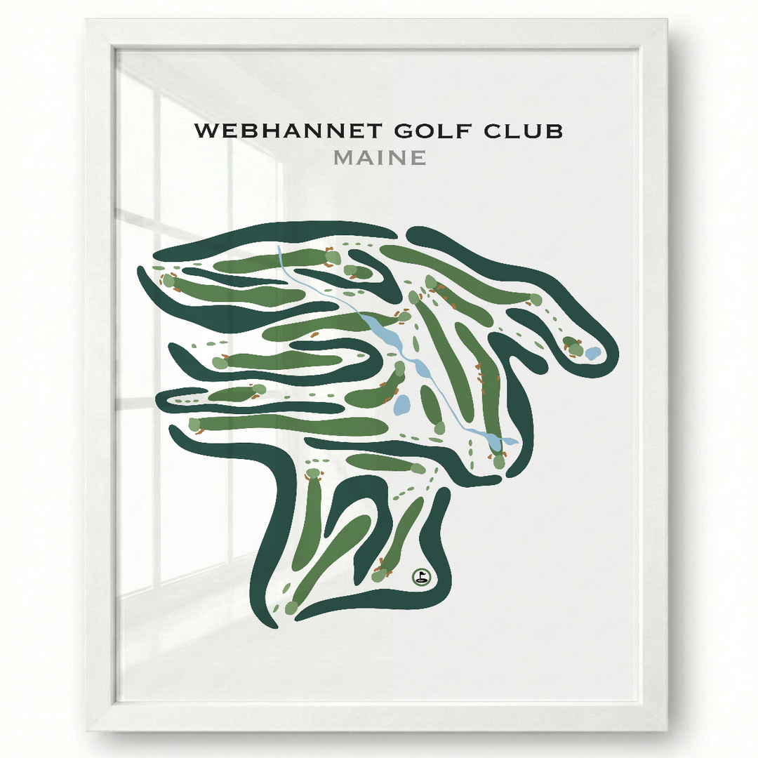 Webhannet Golf Club, Maine - Printed Golf Courses