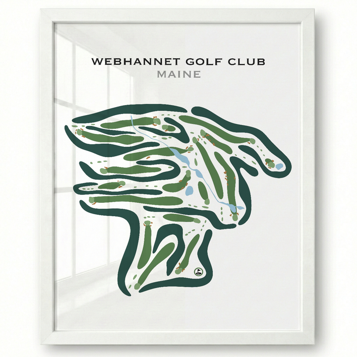Webhannet Golf Club, Maine - Printed Golf Courses
