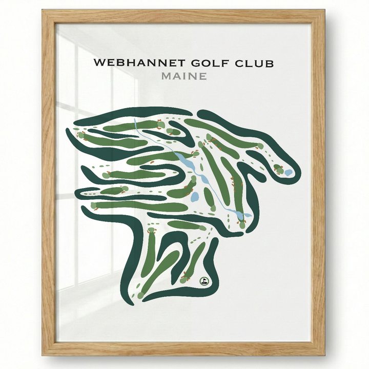 Webhannet Golf Club, Maine - Printed Golf Courses